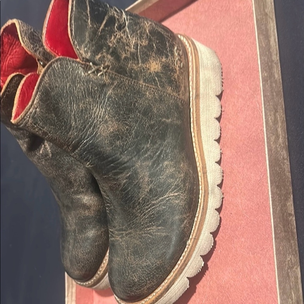 Bed Stu Lydyi Boots In Black Lux - Picture 3 of 8